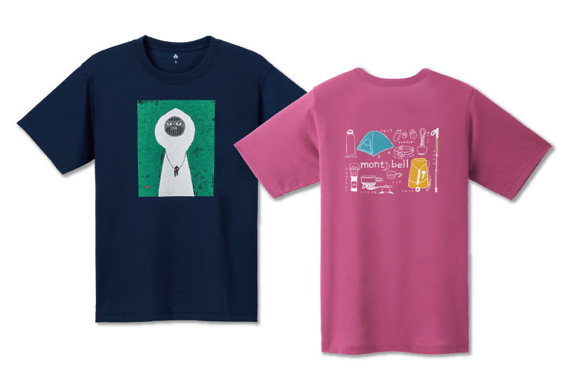 有名作家がデザインしたTシャツの写真2枚