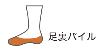 中厚手 足裏パイル