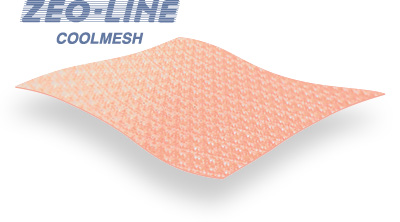 ジオライン クールメッシュの生地拡大