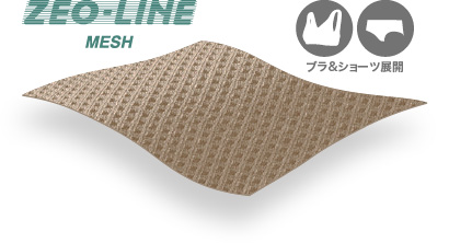 ジオライン メッシュの生地拡大